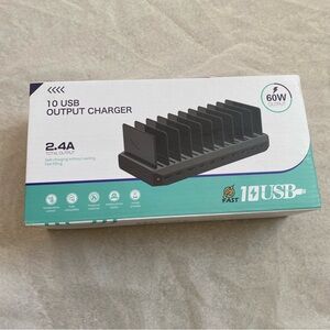 New 10 USB Output Charger (fast charging)